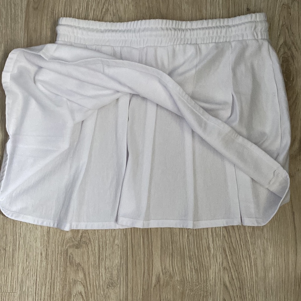 White Pleated Tennis Skirt - Picture 5 of 5